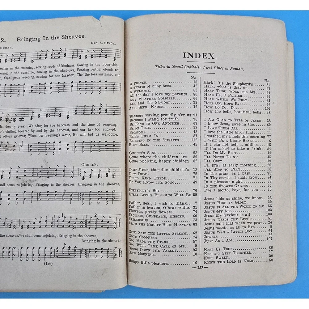 Lot of 4 Vintage Christian Song Books Paperback Hymns Choir Protestant Children‎